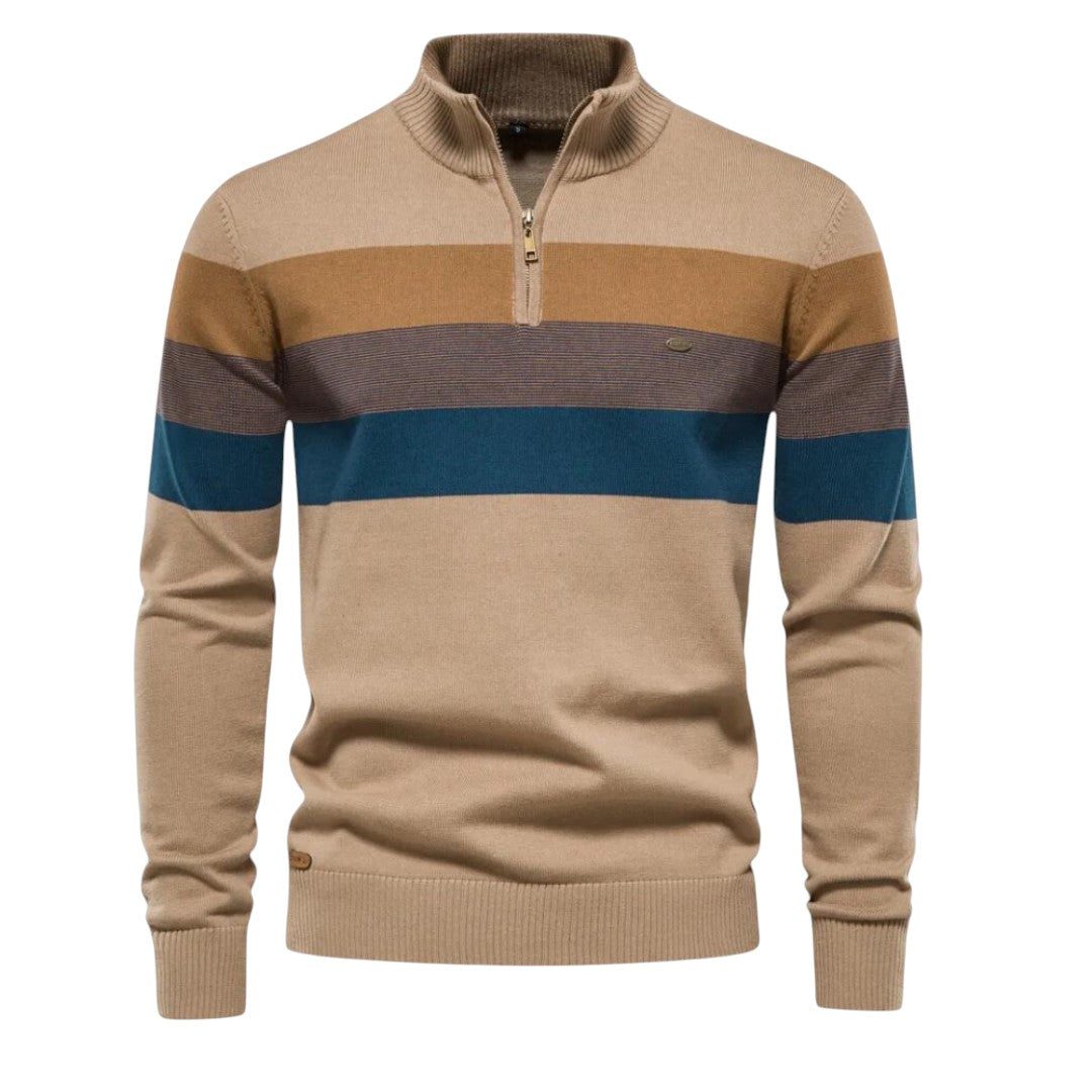 Alden | Modern Zip Collar Sweater