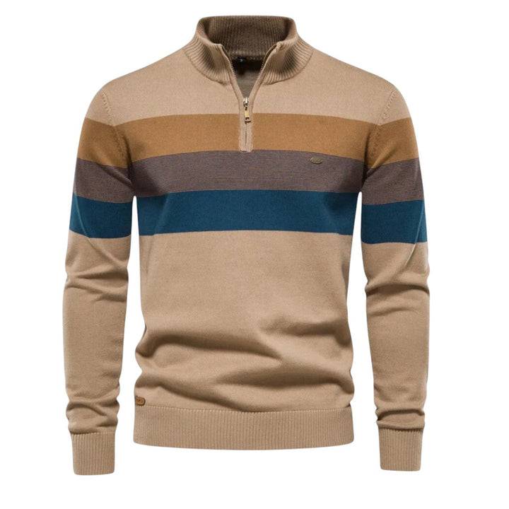 Alden | Modern Zip Collar Sweater