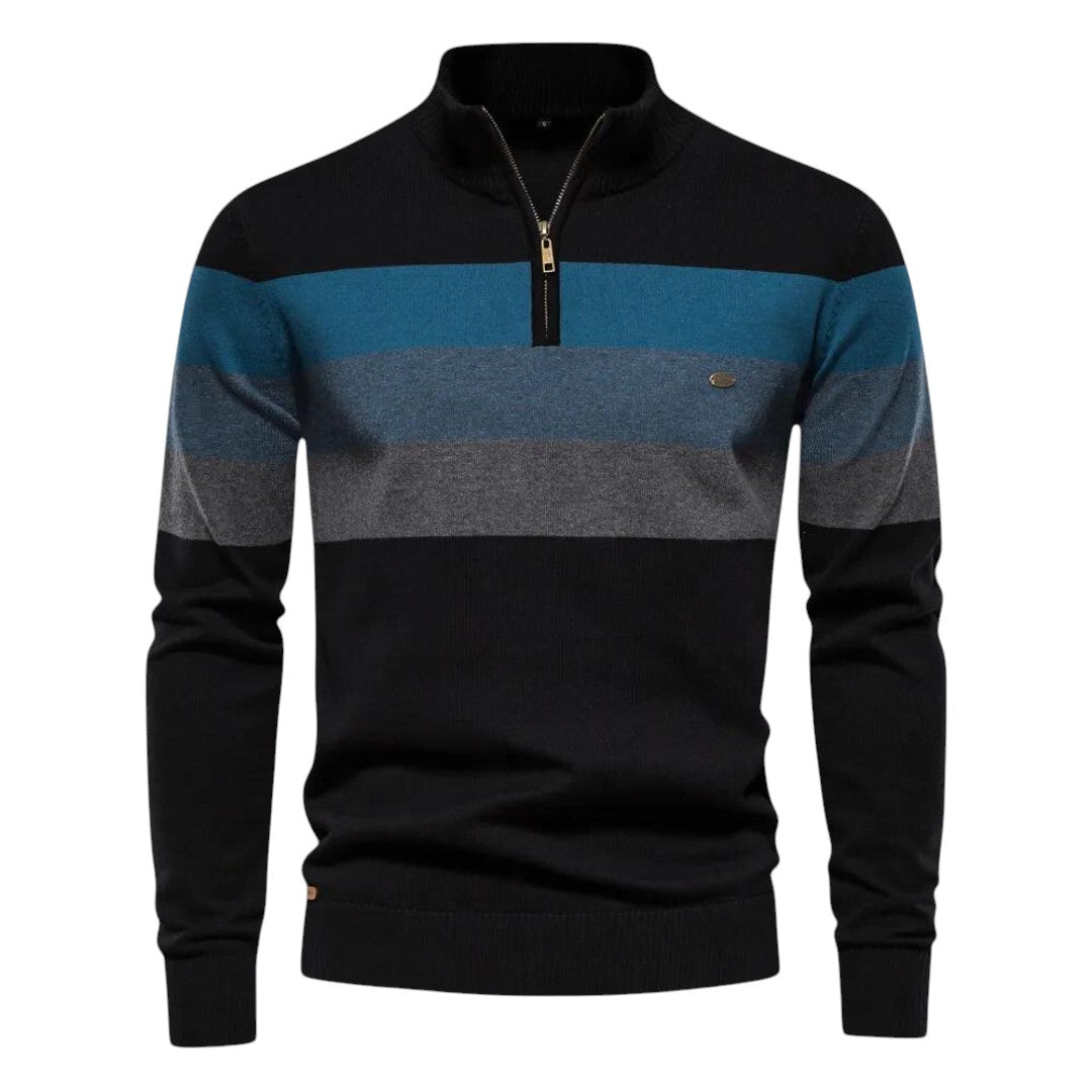 Alden | Modern Zip Collar Sweater