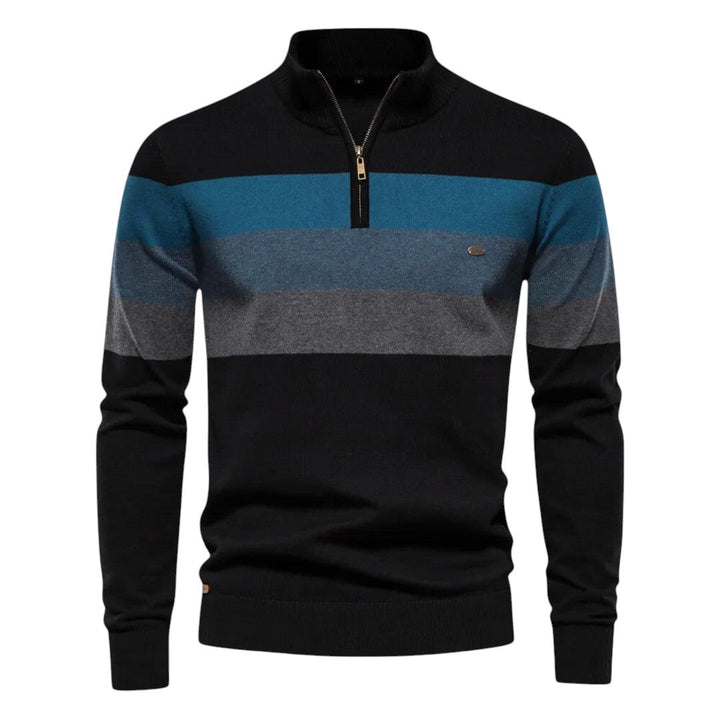 Alden | Modern Zip Collar Sweater