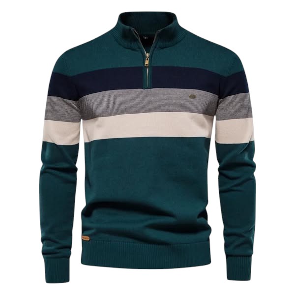 Alden | Modern Zip Collar Sweater