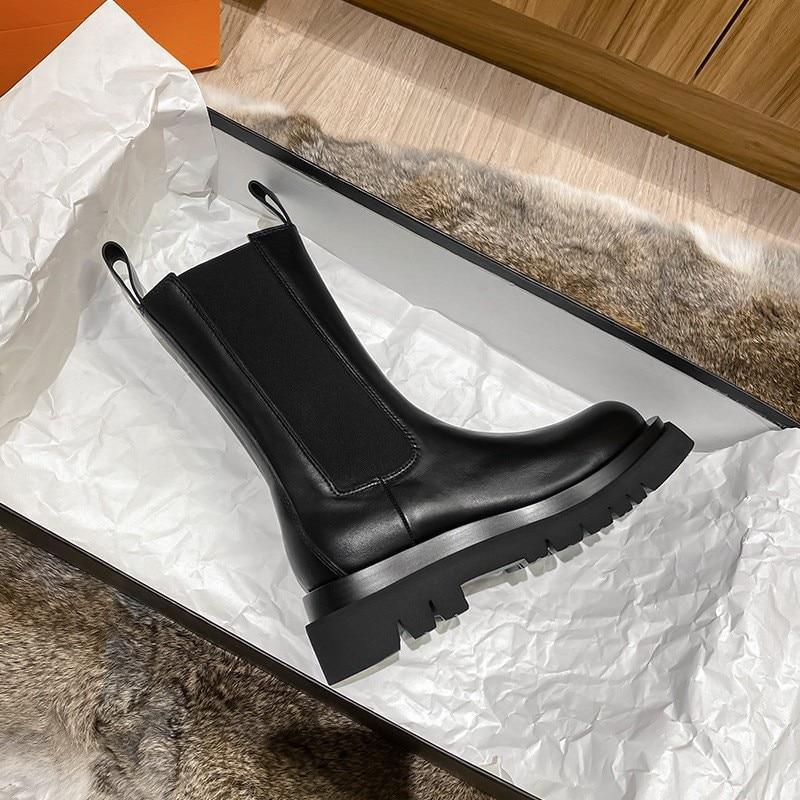 Nicolette | Pull-On Platform Ankle Boots