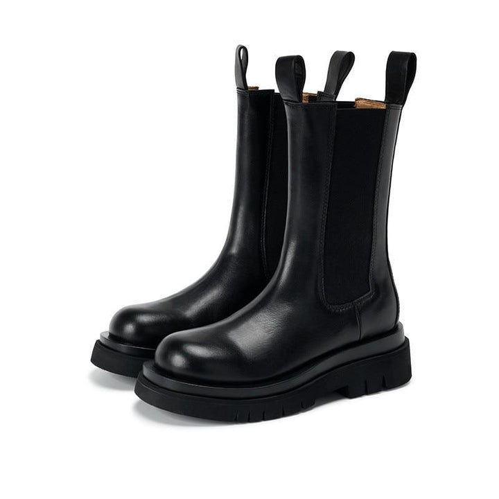 Nicolette | Pull-On Platform Ankle Boots