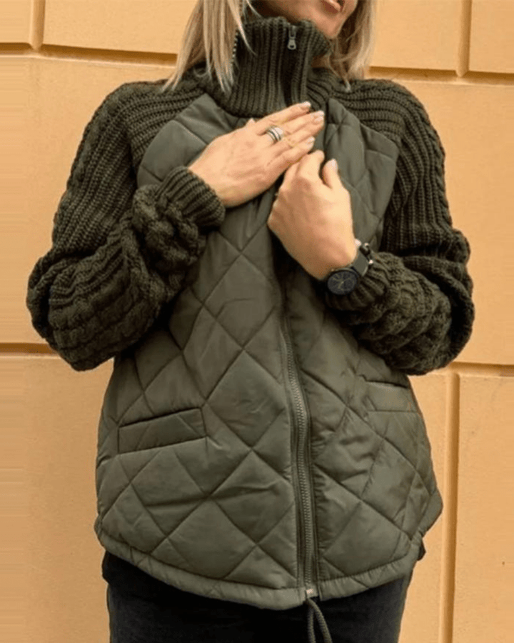Ashara | Padded Knit Sleeve Jacket