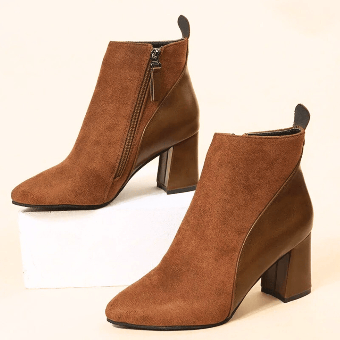 Angelique | Side Zip Ankle Boots