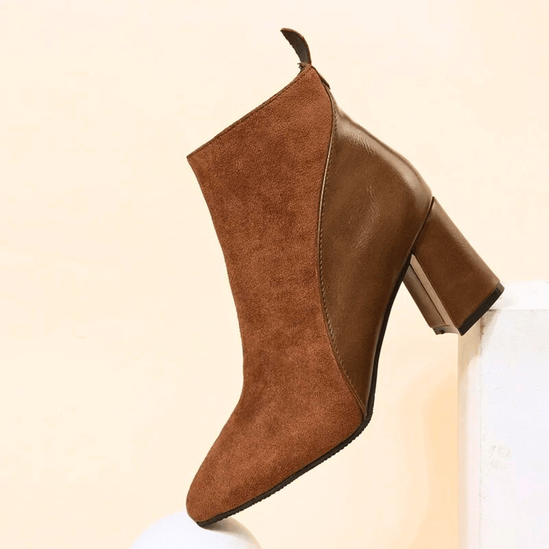 Angelique | Side Zip Ankle Boots