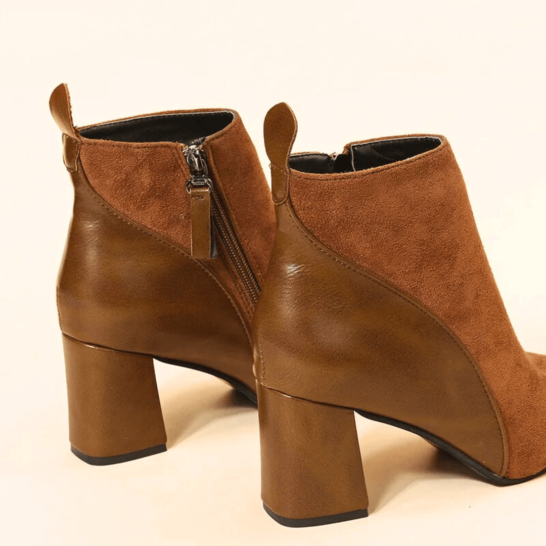 Angelique | Side Zip Ankle Boots