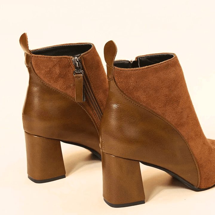 Angelique | Side Zip Ankle Boots