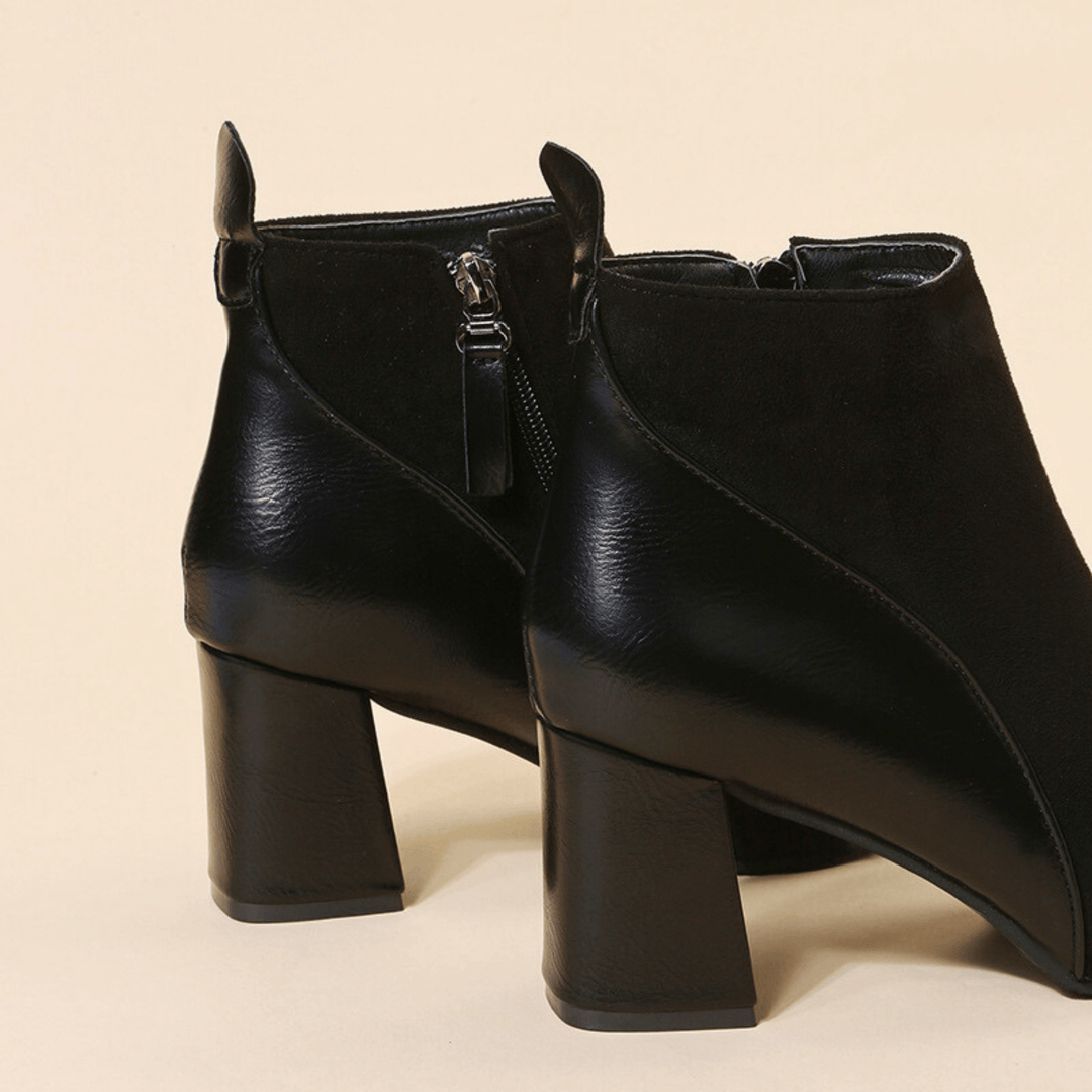 Angelique | Side Zip Ankle Boots