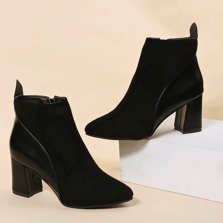 Angelique | Side Zip Ankle Boots