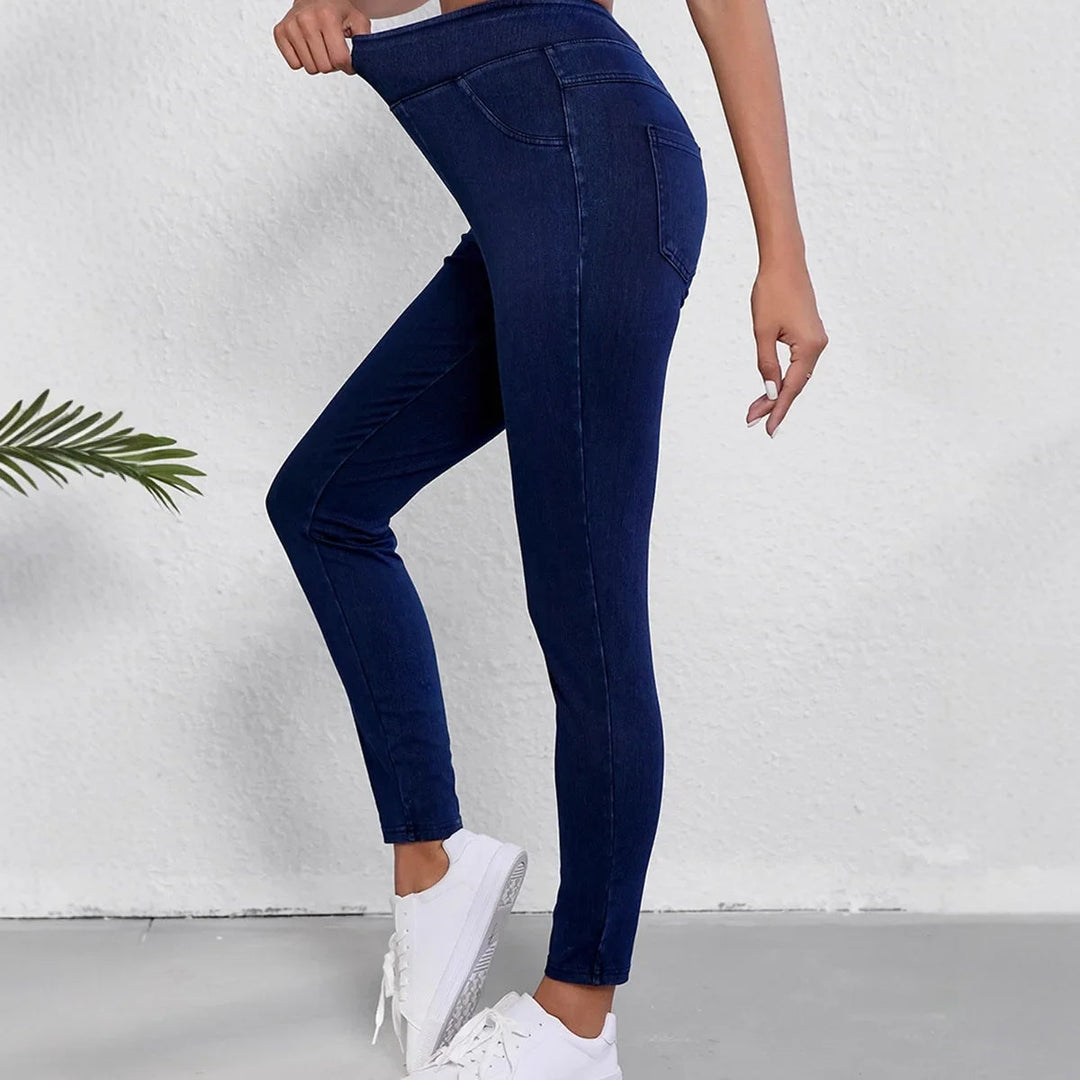 Jessamine | High Rise Skinny Jeans with Pockets