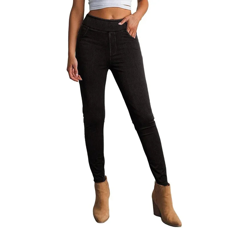 Jessamine | High Rise Skinny Jeans with Pockets