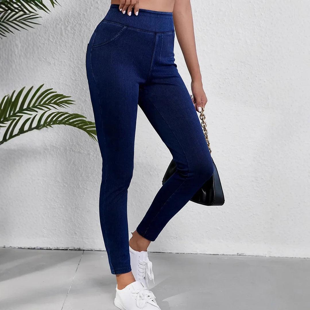 Jessamine | High Rise Skinny Jeans with Pockets