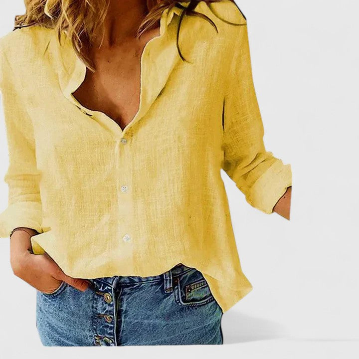 Cassidy | Classic Button-Down Blouse