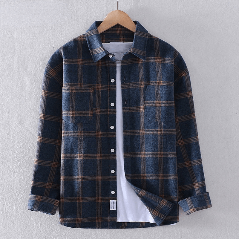 Eric | Checkered Button-Down Casual Shirt