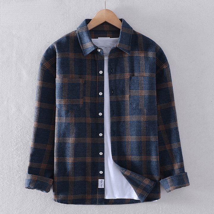 Eric | Checkered Button-Down Casual Shirt