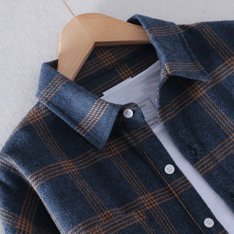 Eric | Checkered Button-Down Casual Shirt