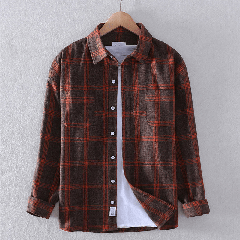 Eric | Checkered Button-Down Casual Shirt