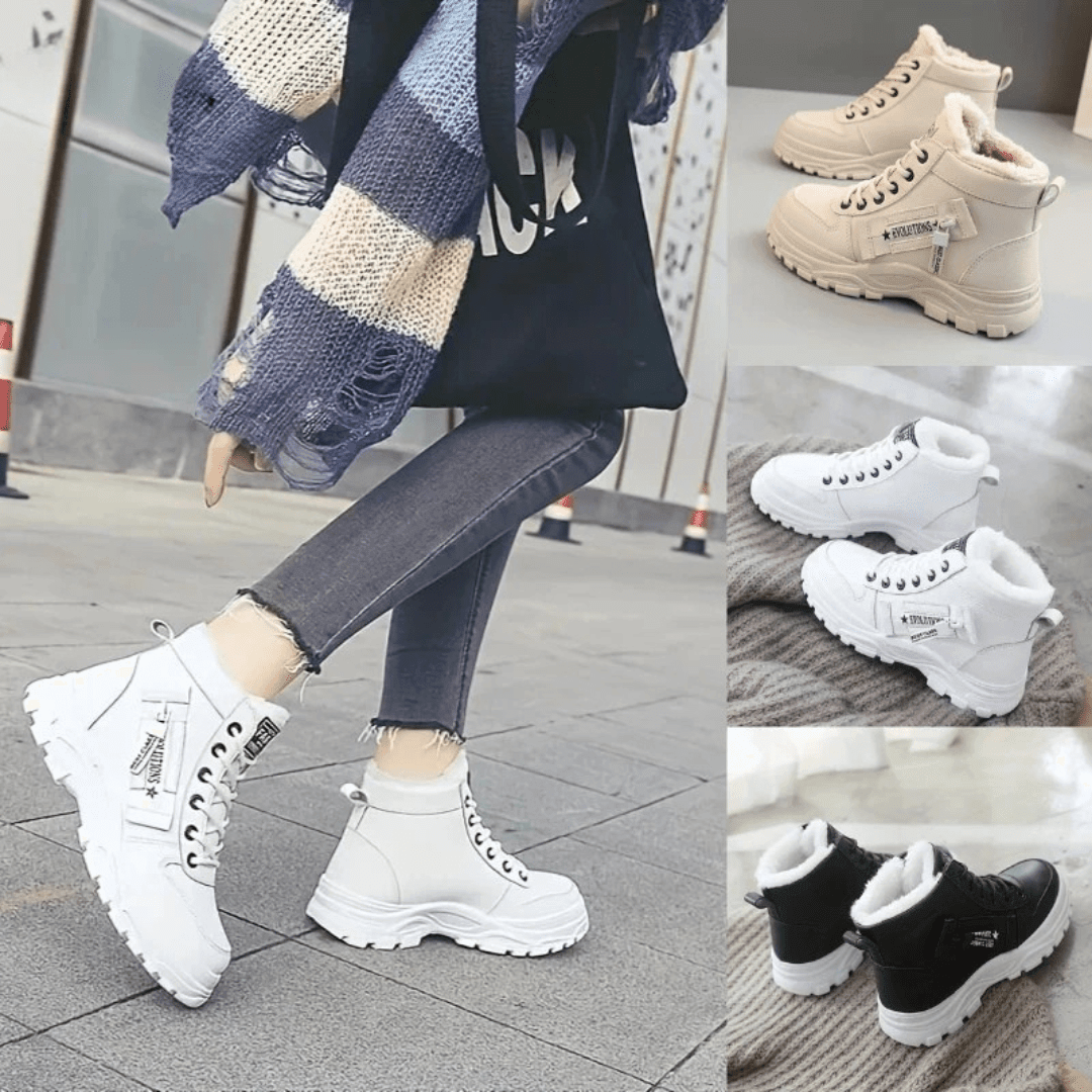 Aneka | Lace-Up Ankle Boots Chunky Platform