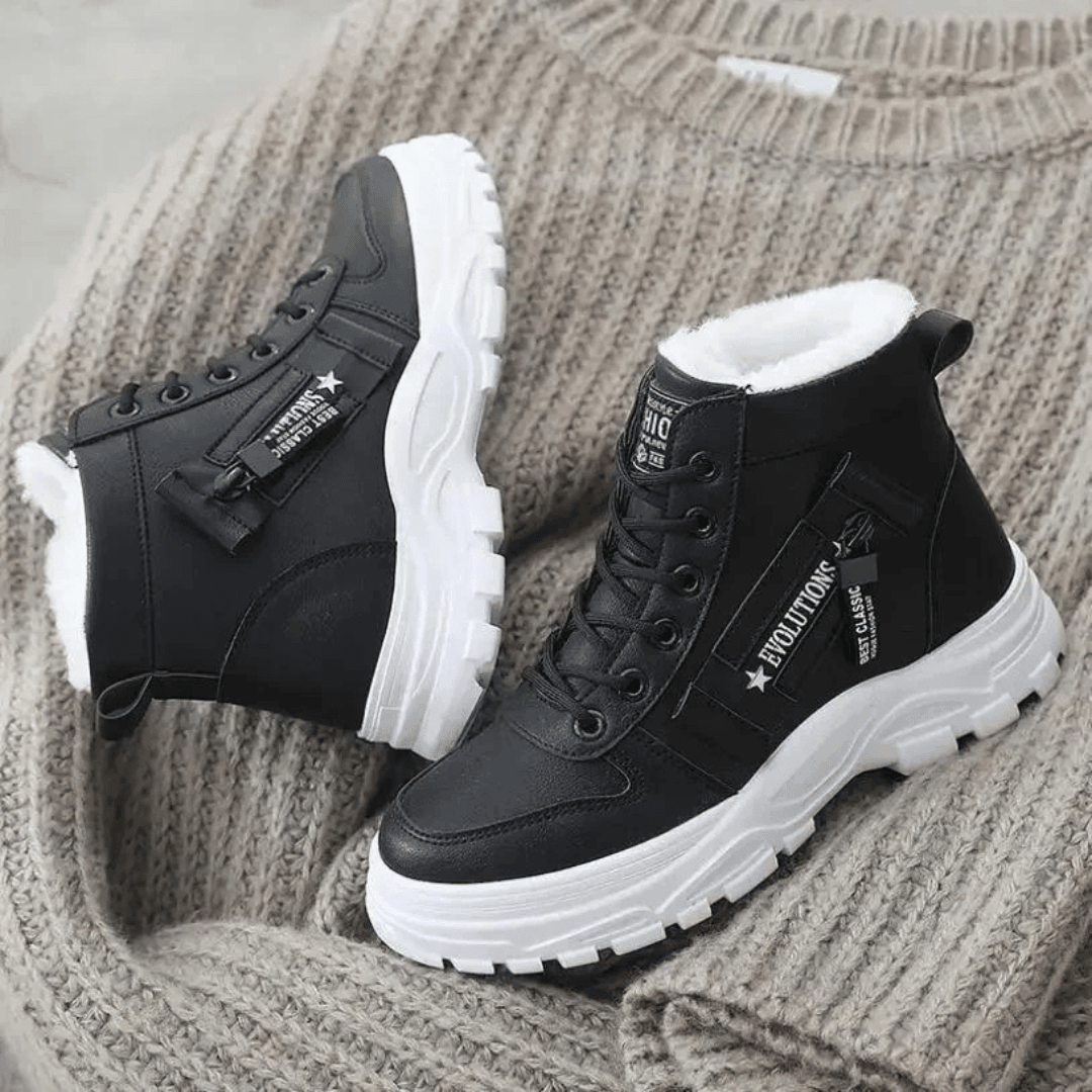 Aneka | Lace-Up Ankle Boots Chunky Platform