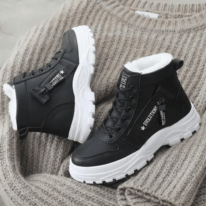 Aneka | Lace-Up Ankle Boots Chunky Platform