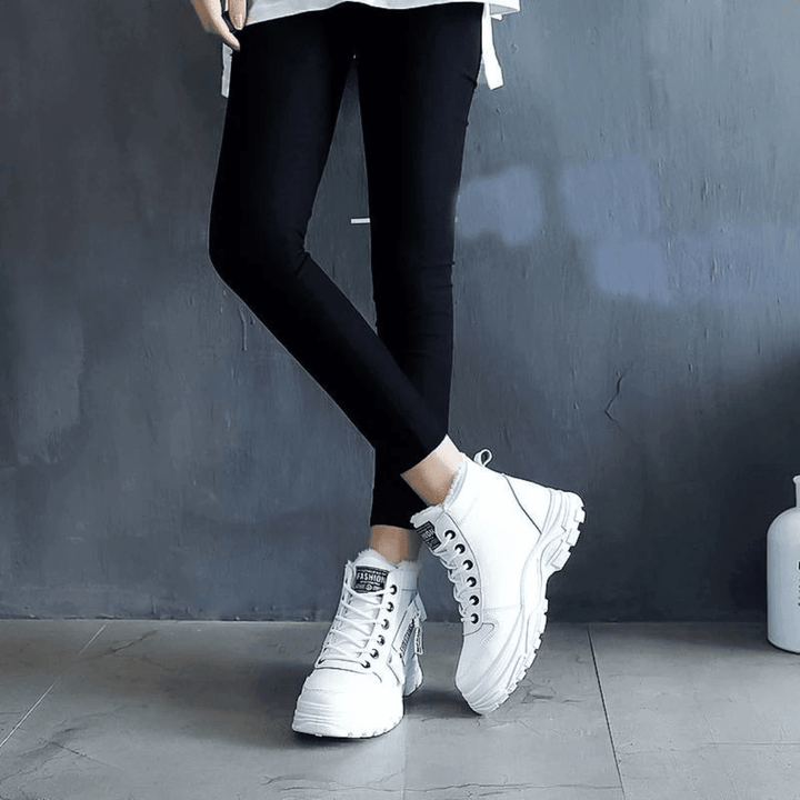 Aneka | Lace-Up Ankle Boots Chunky Platform