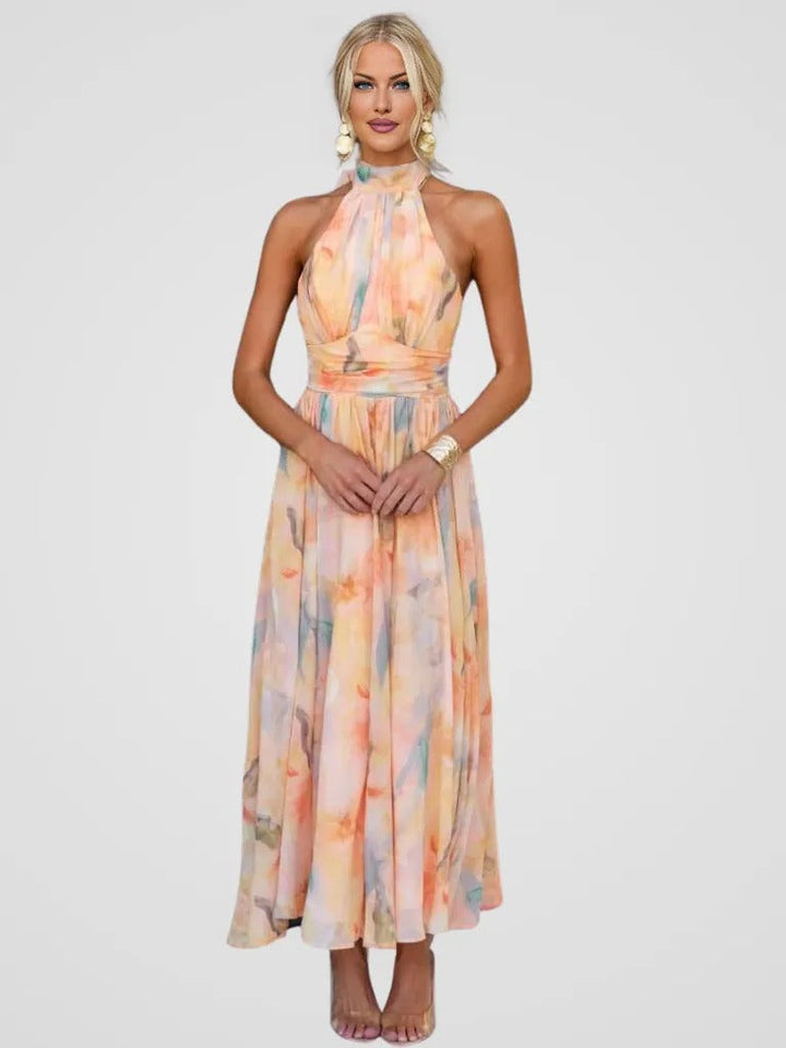 Janice | Elegant Flowing Midi Dress